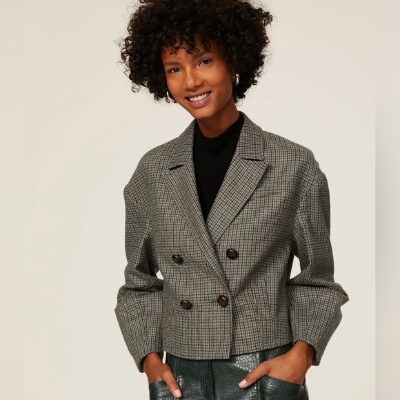 Veronica Beard Sybille Houndstooth Jacket - Picture 3 of 6